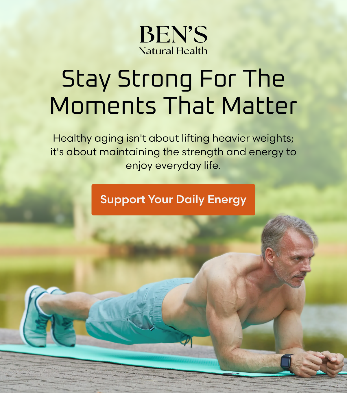 Stay Strong For The Moments That Matter Healthy aging isn't about lifting heavier weights; it's about maintaining the strength and energy to enjoy everyday life.