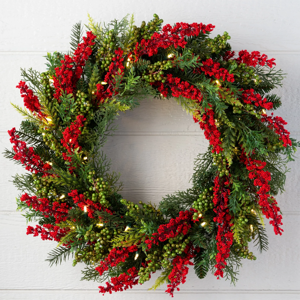 Outdoor Berry Burst Wreath