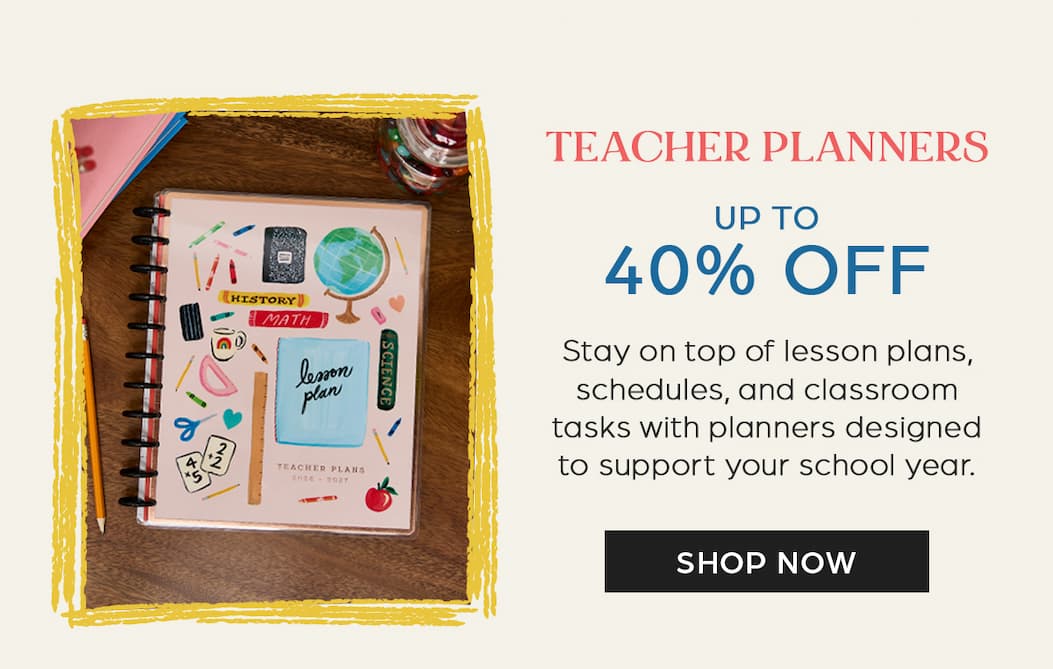 Teacher Planners up to 40% OFF