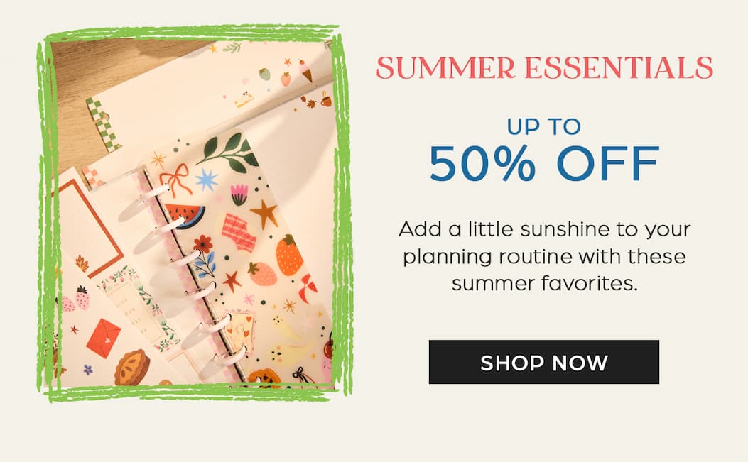 Summer Essentials up to 50% OFF