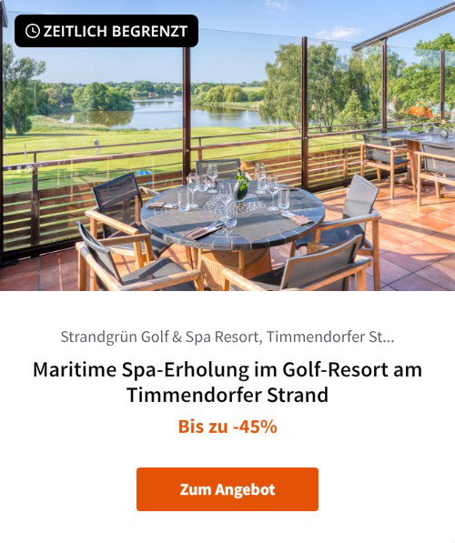 Maritime Spa-Erholung im Golf-Resort am Timmendorfer Strand