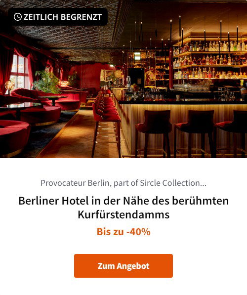 Berliner Hotel in der Nähe des berühmten Kurfürstendamms