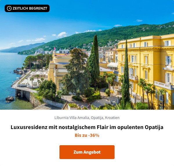 Luxusresidenz mit nostalgischem Flair im opulenten Opatija