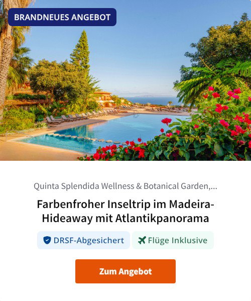 Farbenfroher Inseltrip im Madeira-Hideaway mit Atlantikpanorama