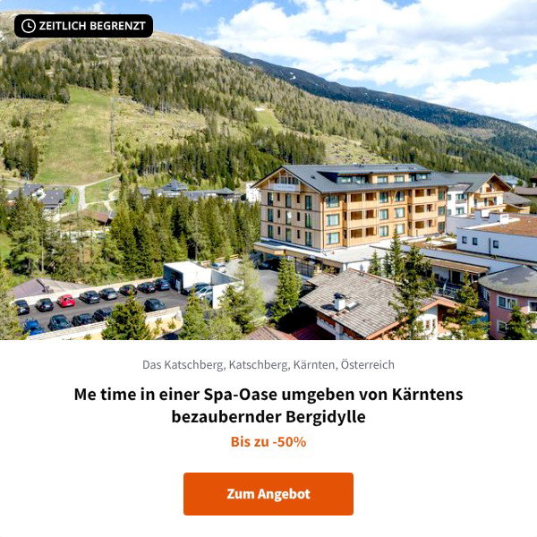 Me time in einer Spa-Oase umgeben von Kärntens bezaubernder Bergidylle