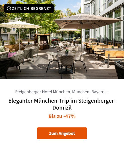 Eleganter München-Trip im Steigenberger-Domizil