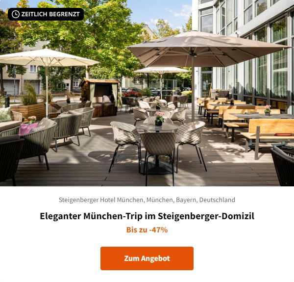 Eleganter München-Trip im Steigenberger-Domizil