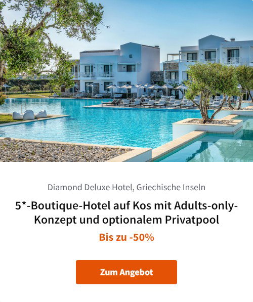 5*-Boutique-Hotel auf Kos mit Adults-only-Konzept und optionalem Privatpool