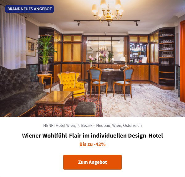 Wiener Wohlfühl-Flair im individuellen Design-Hotel