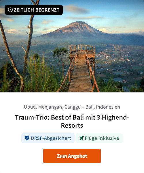 Traum-Trio: Best of Bali mit 3 Highend-Resorts