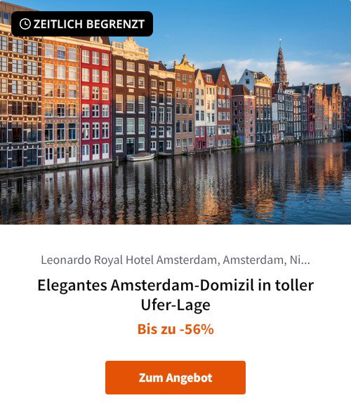 Elegantes Amsterdam-Domizil in toller Ufer-Lage