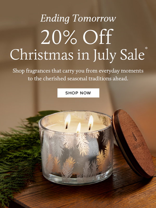 Christmas in July Sale: 20% Off 