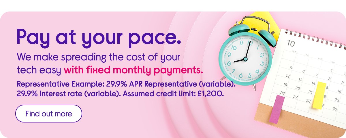 Pay at your pace with fixed monthly payments.