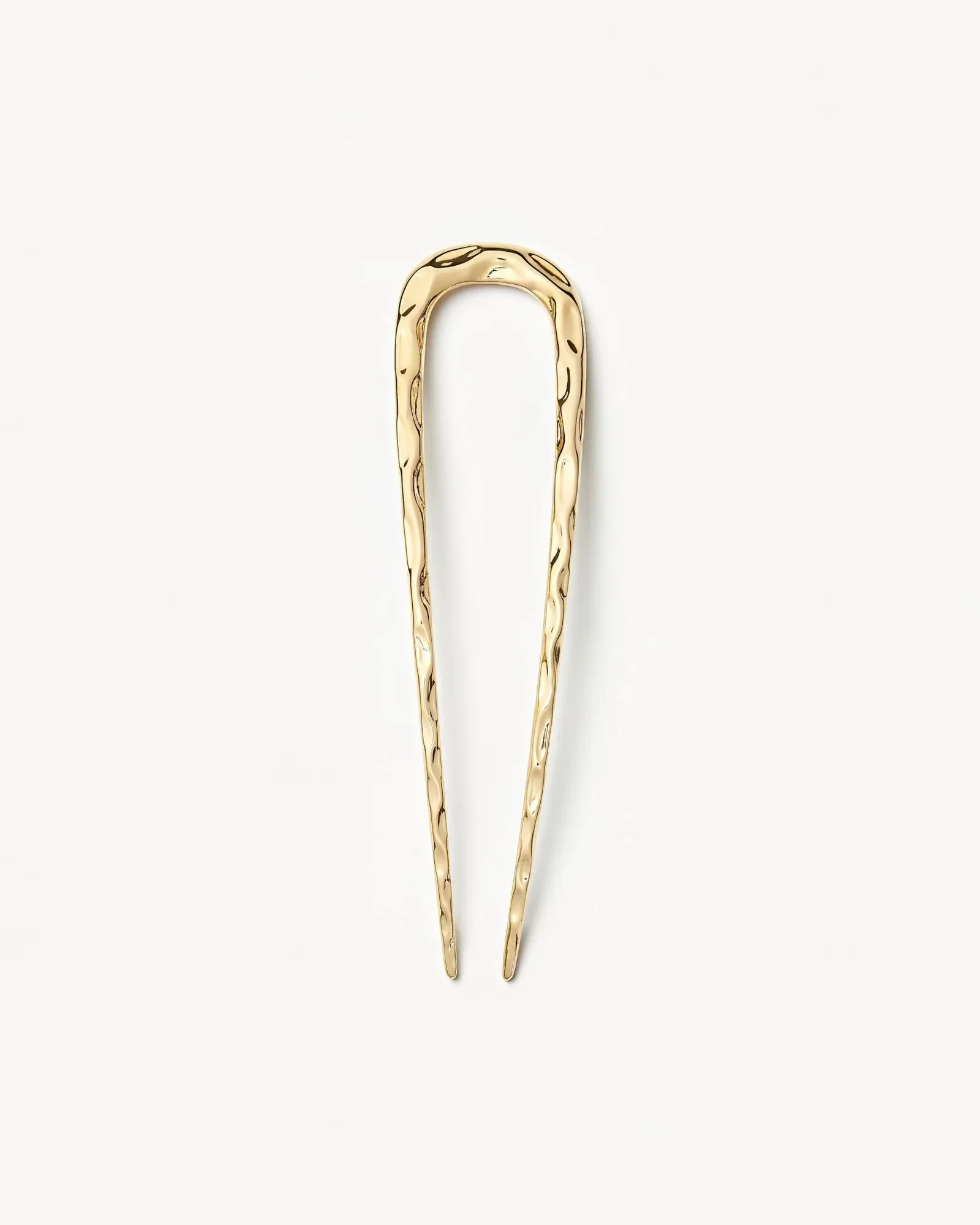 Image of Midi Wavy French Hair Pin in Gold