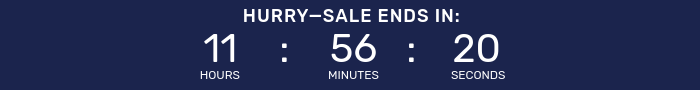Countdown timer for Night Owl Sale.