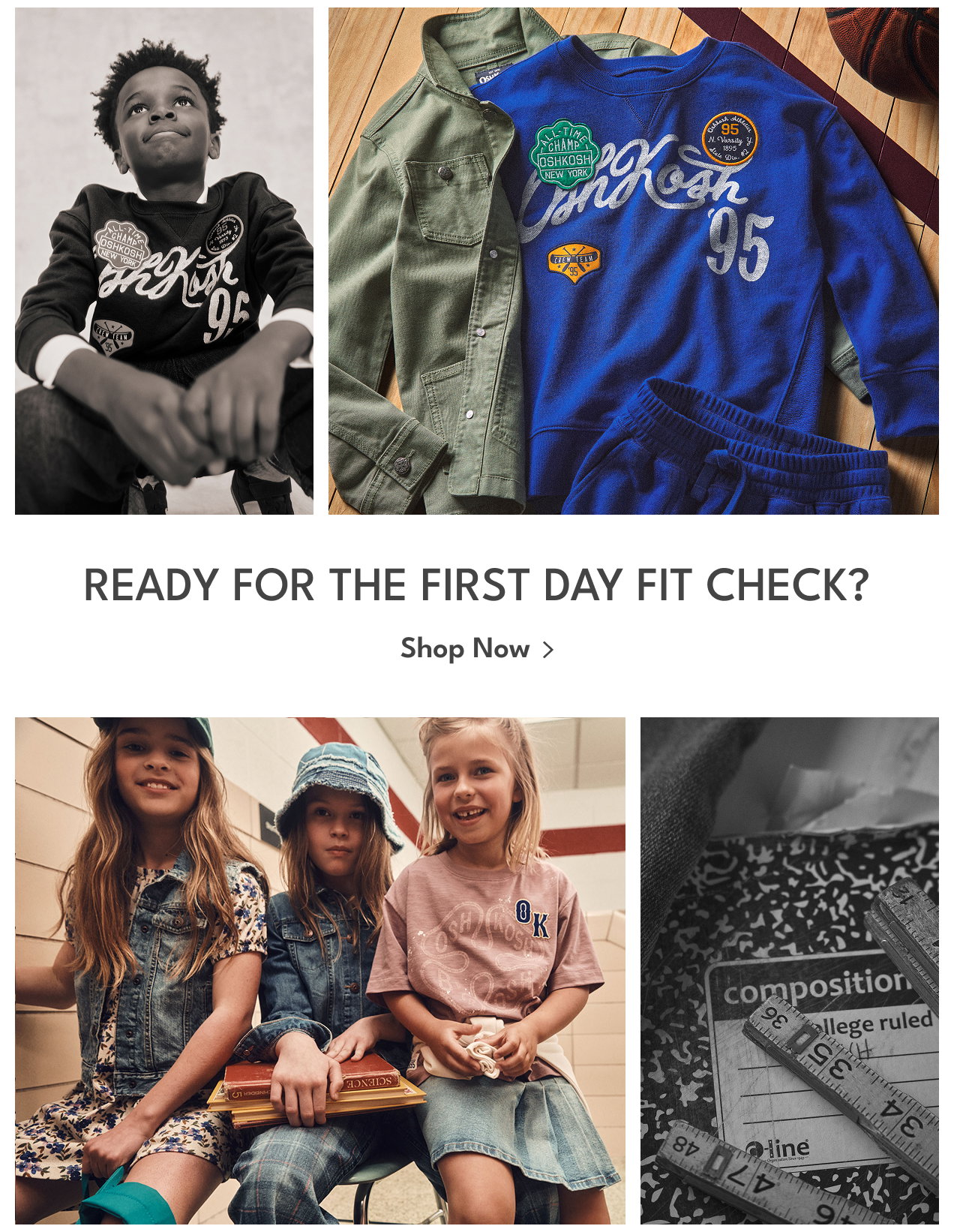 Ready for the First Day Fit Check? | Shop Now