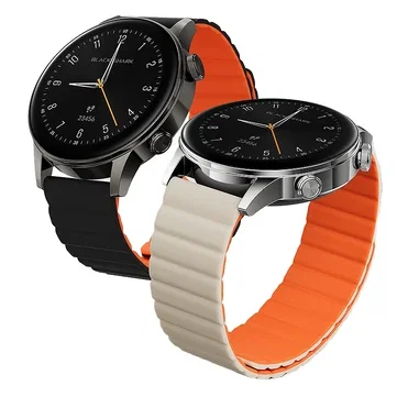 [EU Direct]Black Shark S3 1.43-inch AMOLED Display GNSS Positioning Voice Assistant 50M Waterproof bluetooth Call Heart Rate Blood Oxygen Monitor Sleep Monitoring Multi-sport Modes Smart Watch with Flashlight