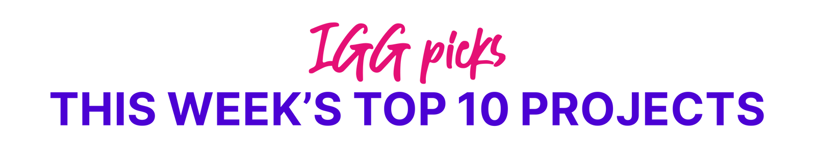 This week's top 10 projects