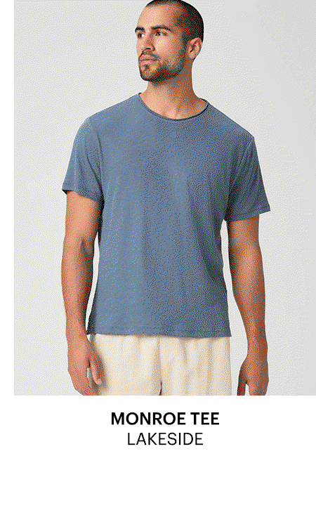 Monroe Short Sleeve Tee in Lakeside.