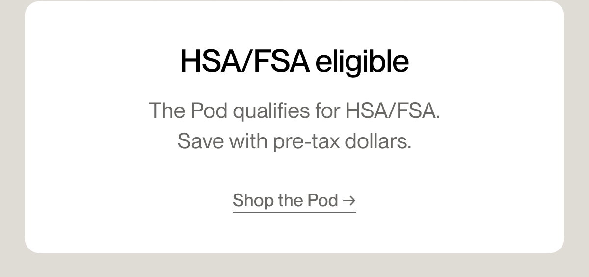 HSA/FSA eligible
