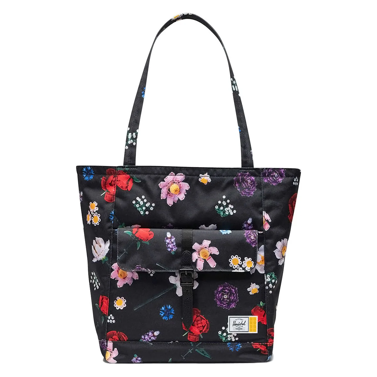 Image of Herschel Supply x LEGO Retreat Tote Bag - Falling Florals