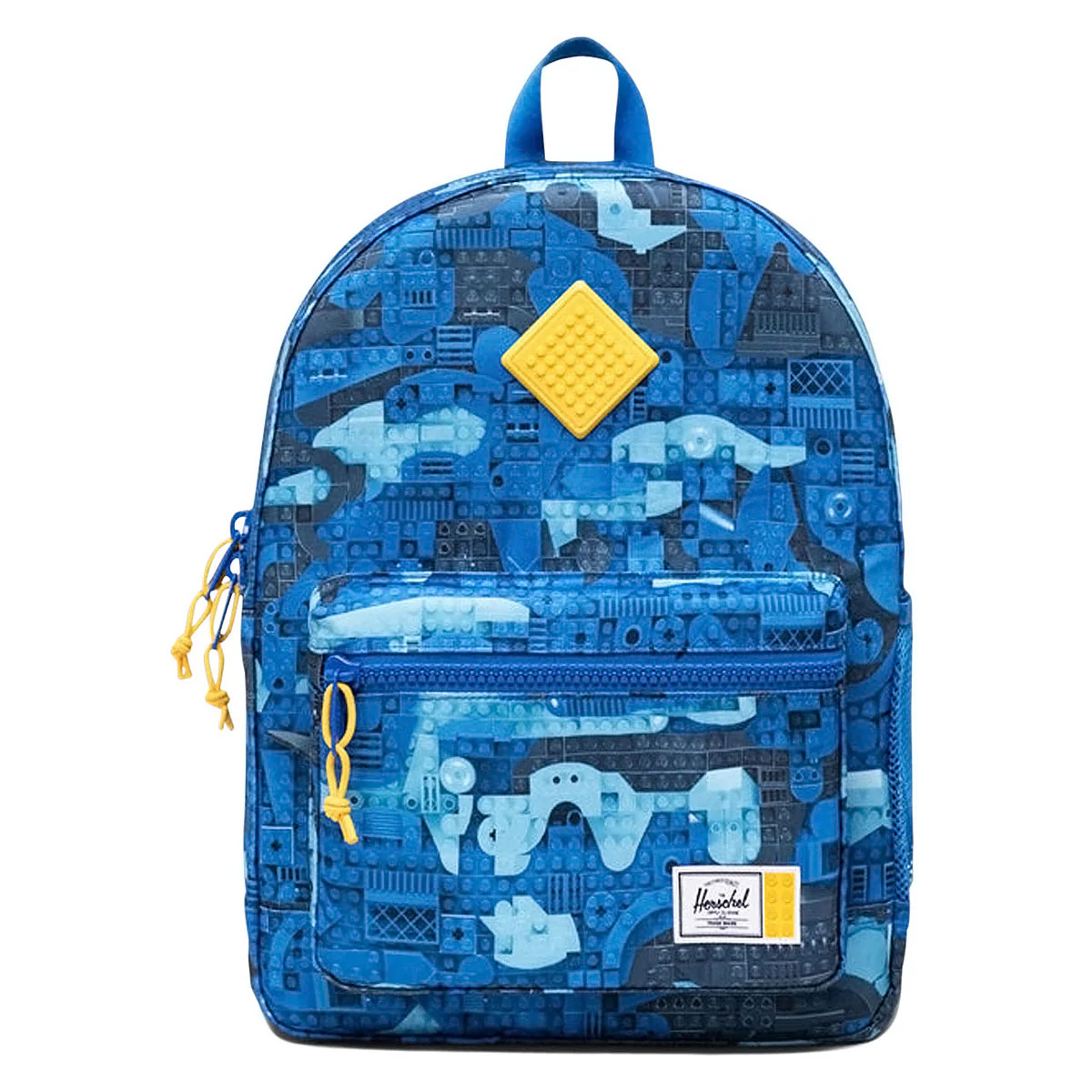 Image of Herschel Supply x LEGO Kids Heritage Kids Backpack - Abstract Bricks Blue