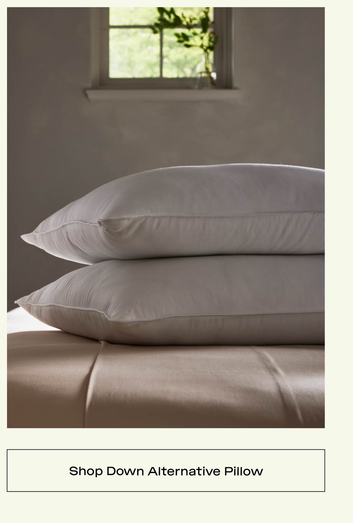 down alternative pillow