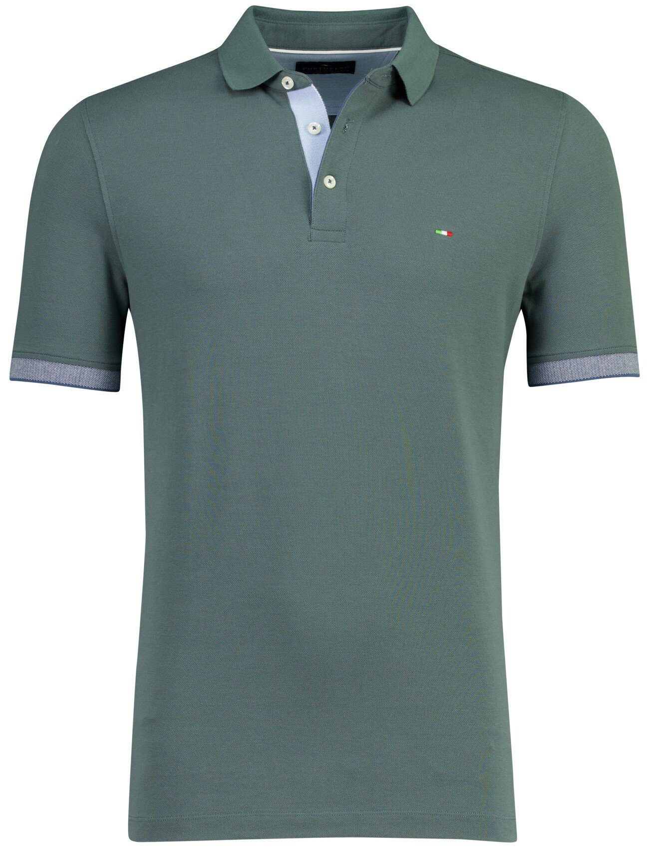 Poloshirt Portofino donkergroen pique