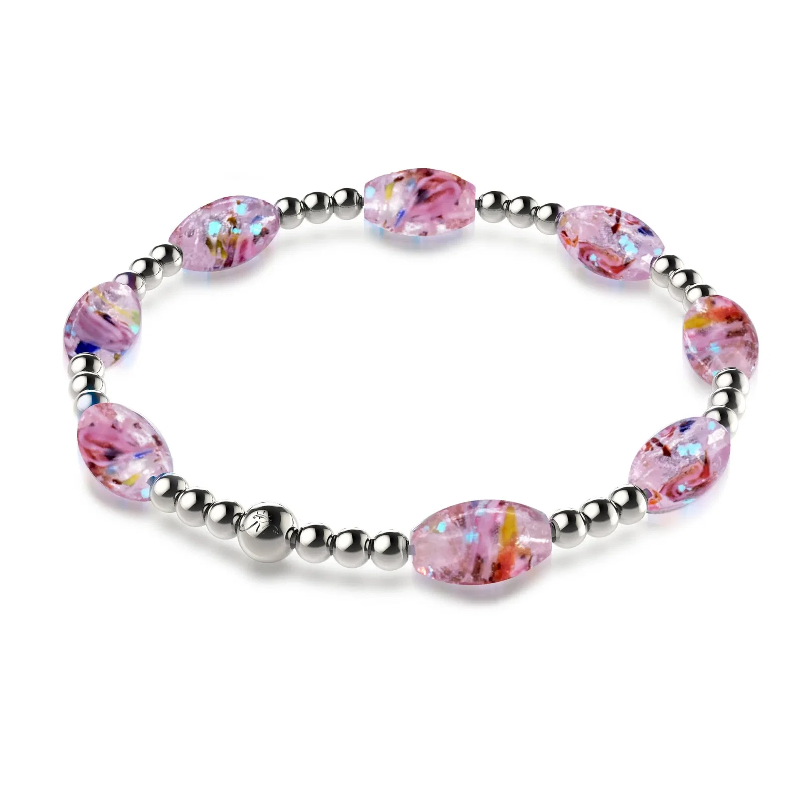Image of Strawberry Garden | Lunar Glass Bloom Bracelet 