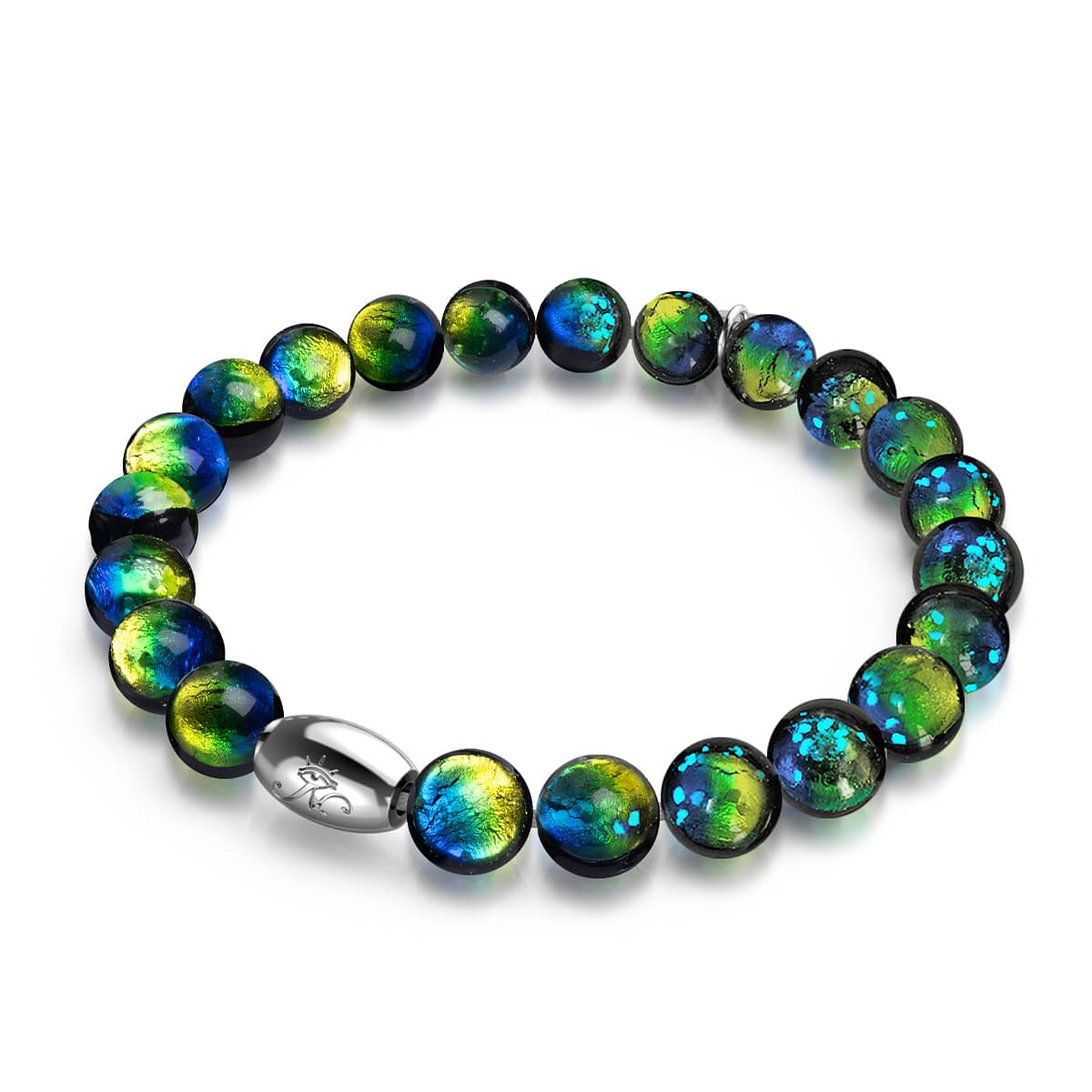 Image of  Turquoise Horizon | Lunar Glass Bracelet 