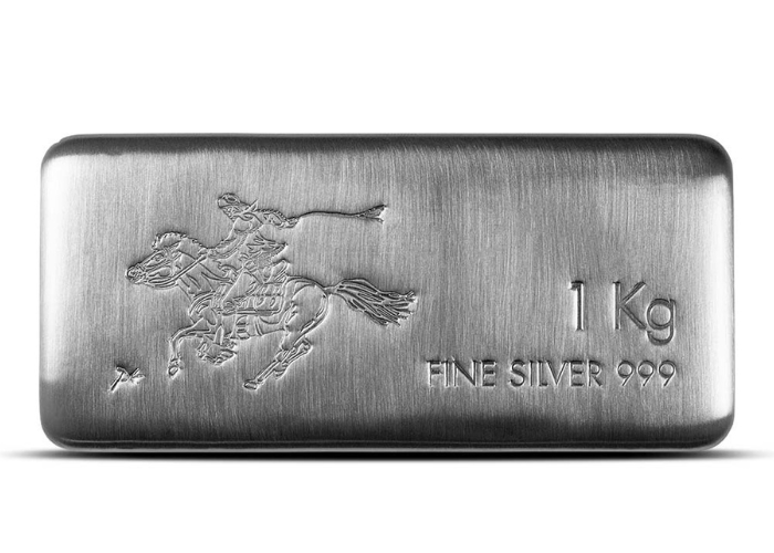 1 Kilo SilverTowne Pony Silver Bar (New)