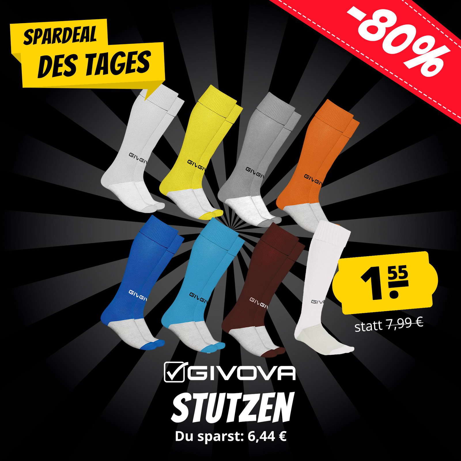 Givova Stutzen "Calcio" C001-0003