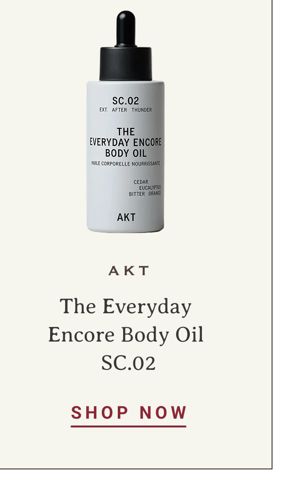 AKT The Everyday Encore Body Oil SC.02 | SHOP NOW