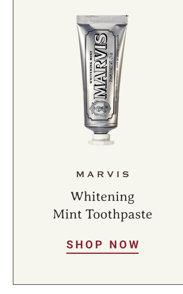  Marvis Whitening Mint Toothpaste | SHOP NOW
