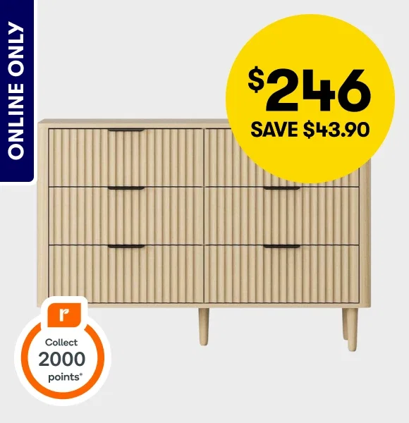 ONLINE ONLY |  $246 SAVE $43.90