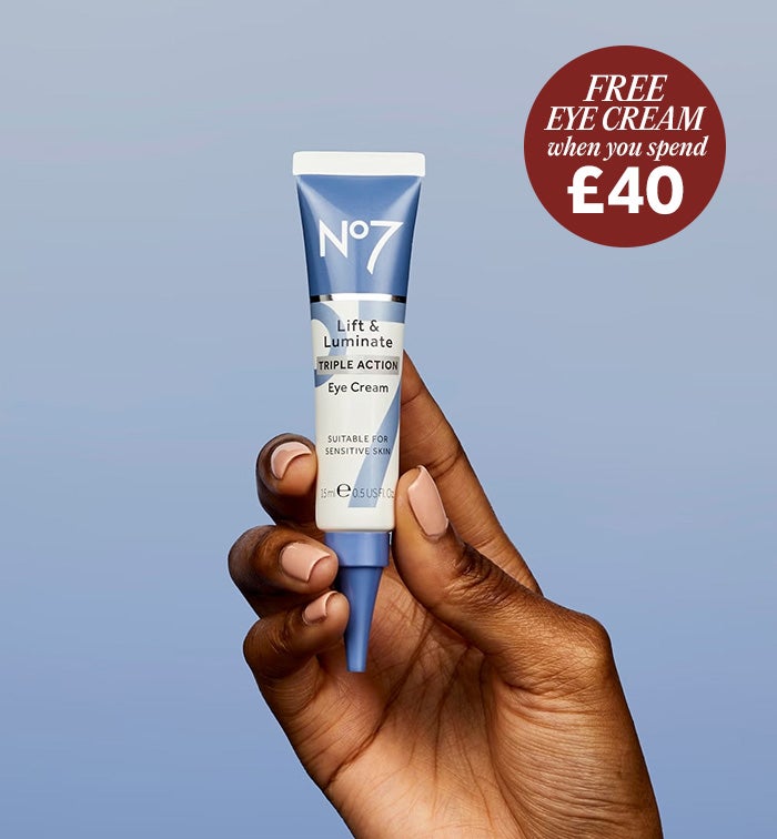Free Eye cream when you spend £40