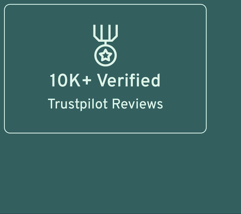 10K+ Verified Trustpilot Reviews