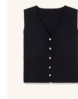 Knitted waist coat