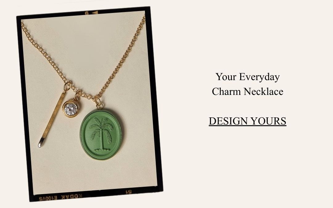 Image of a custom charm necklace