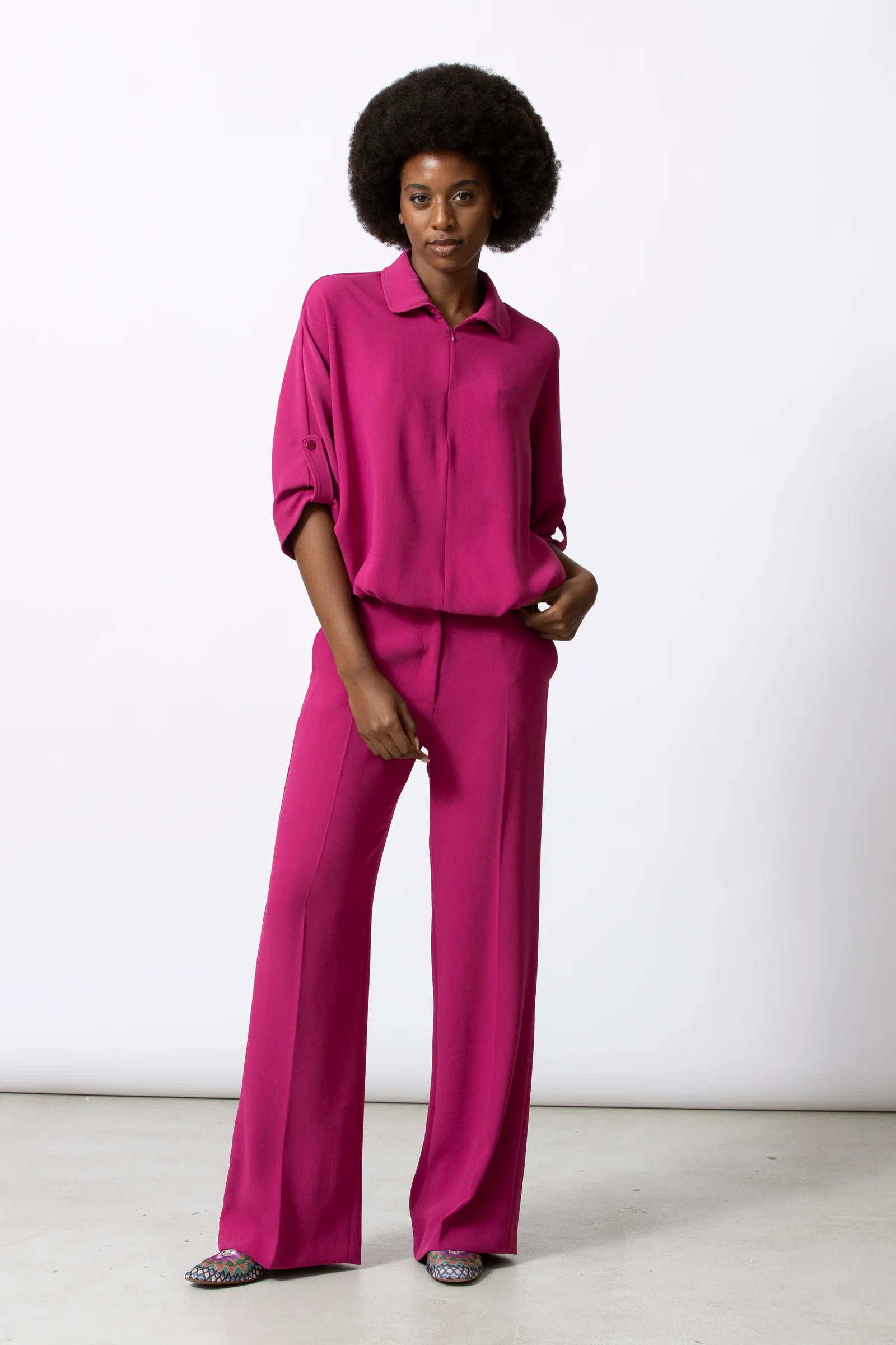 Image of RELAM fuchsia broek