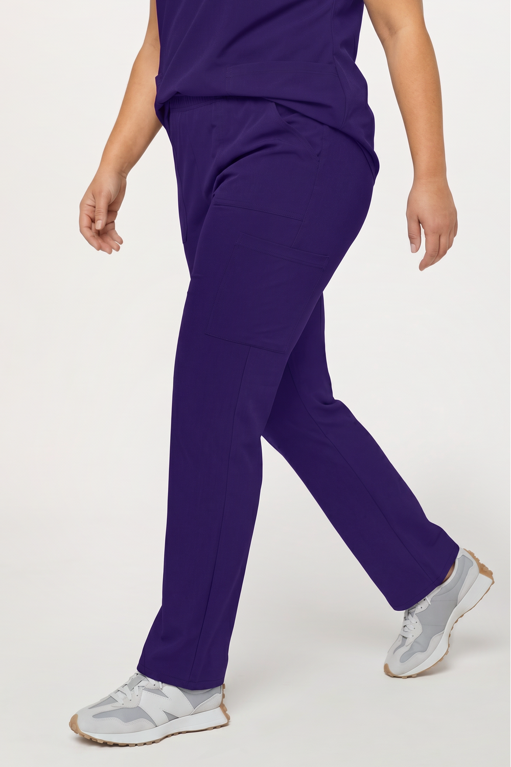 Image of Cherokee Ultra Women's Straigtht Leg Trouser, Grape