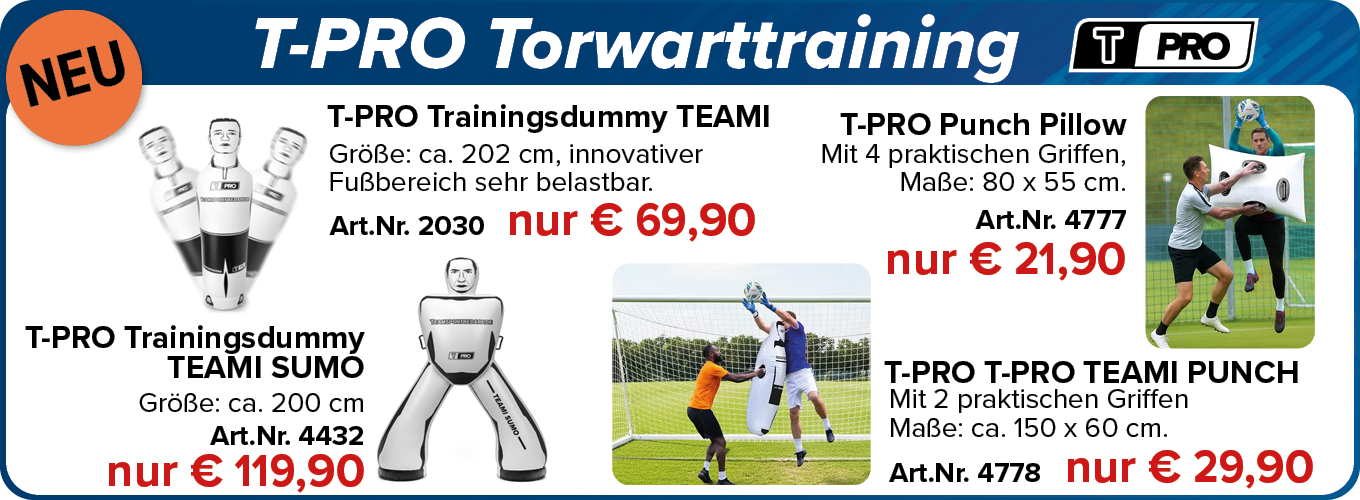 NEU! T-PRO Torwarttraining