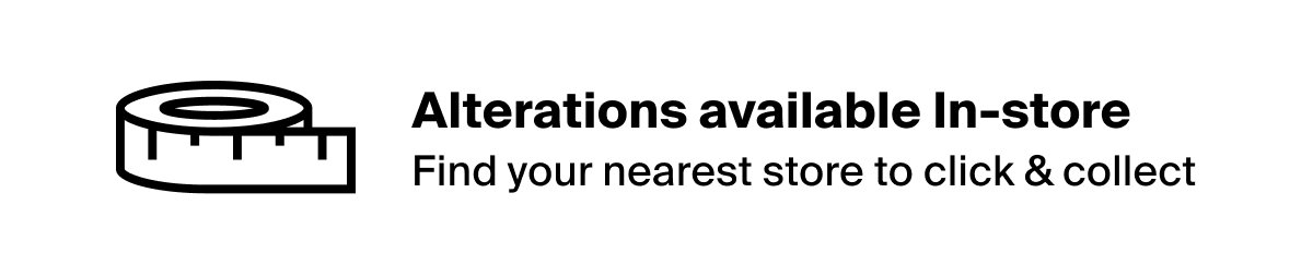 Alterations available in store