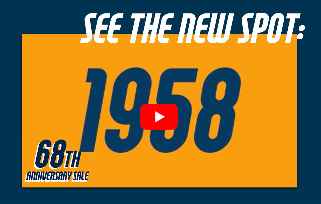 Our 68th Anniversary Sale IS LIVE | NEW SPOT