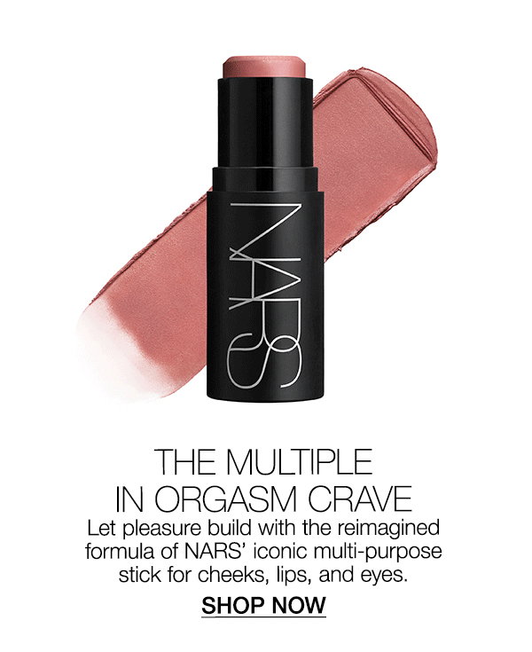 Slot 4: Let pleasure build with the reimagined formula of The Multiple in Orgasm Crave for cheeks, lips, and eyes.