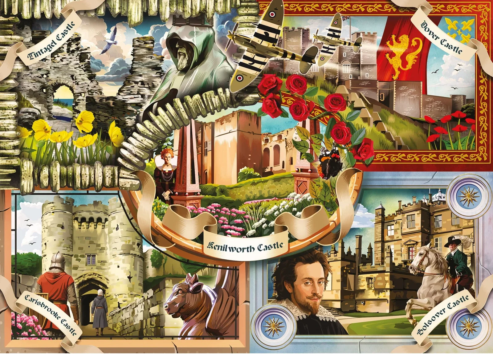 Image of English Heritage: Castles of England 1000 Piece Jigsaw Puzzle