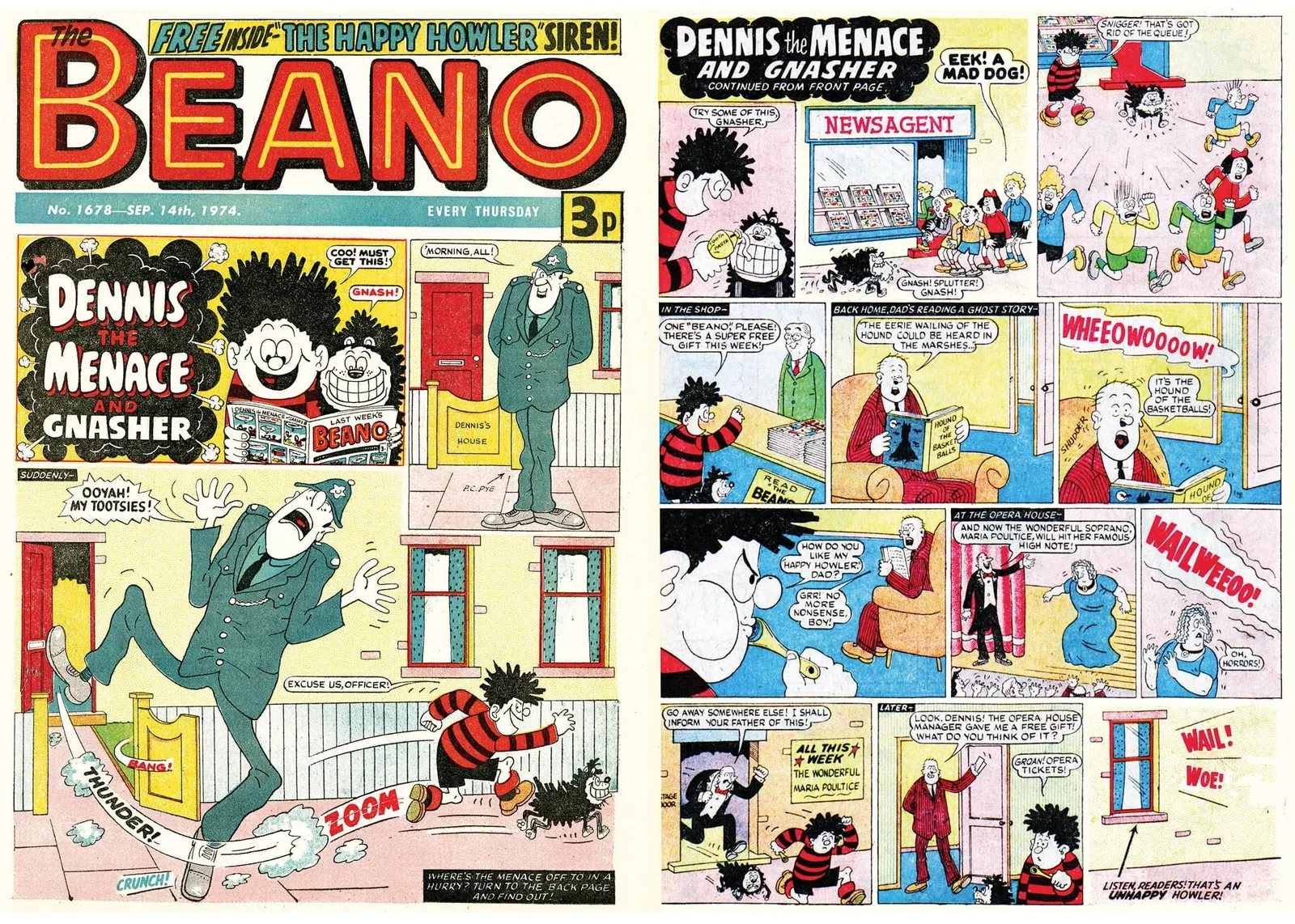 Image of 75 Years of Dennis the Menace 2 x 500 Piece Jigsaw Puzzle Set