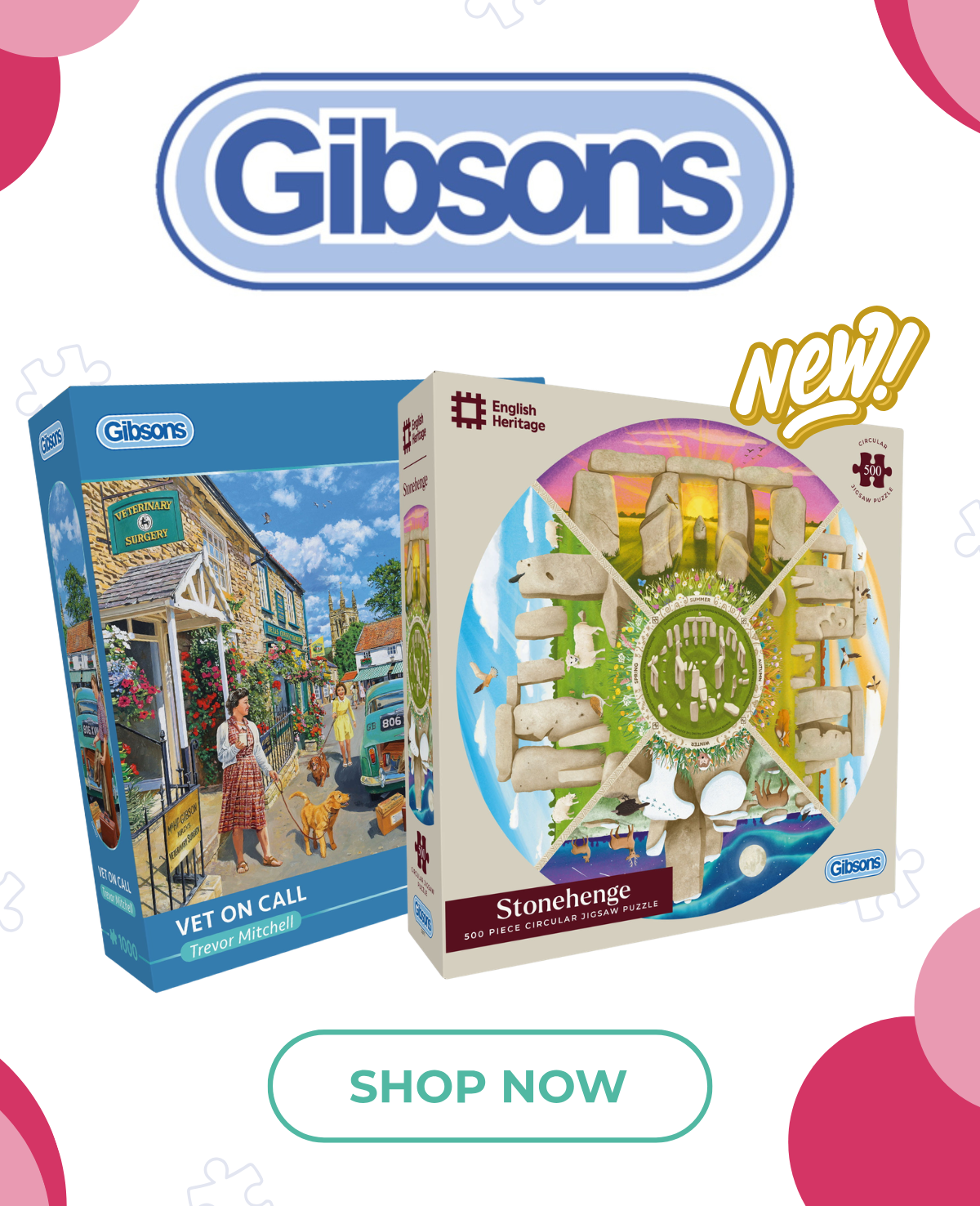 New Gibsons Puzzles Just Arrived!