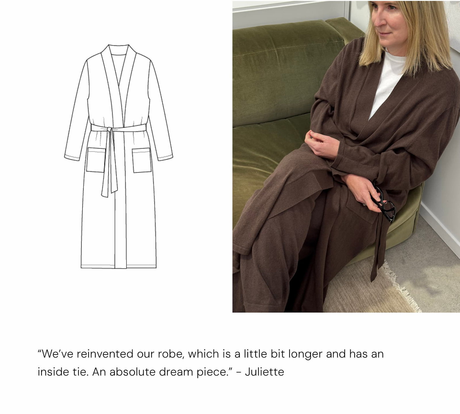 JHL Chocolate Robe