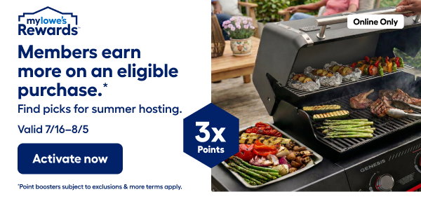 mylowes Rewards. Members earn more on an eligible purchase.